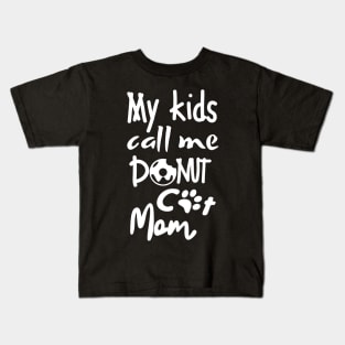 Enter Donut Cat Mom Kids T-Shirt